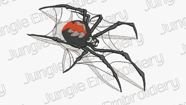 Realistic Spider - EMBROIDERY DESIGN