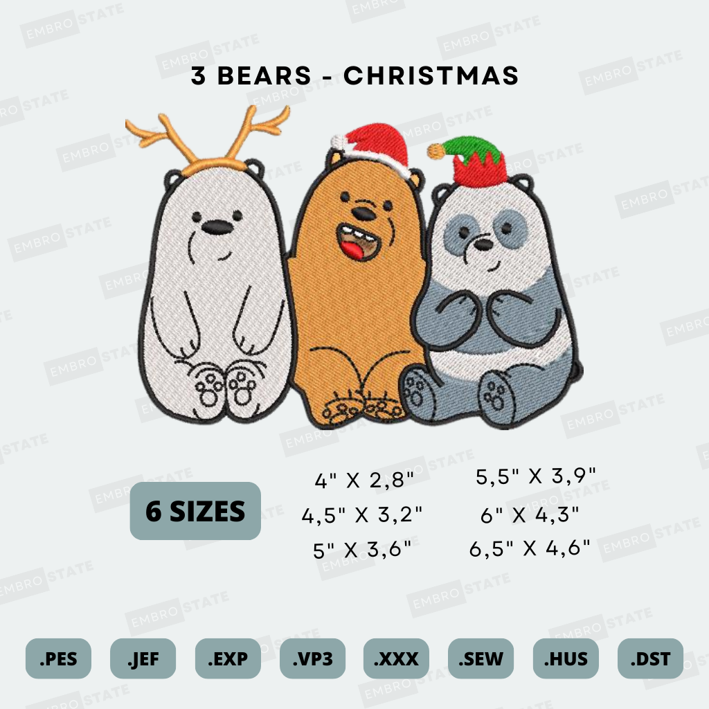 3 Bears - Christmas